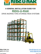 Drive-In Storage Rack - Ridg-U-Rak