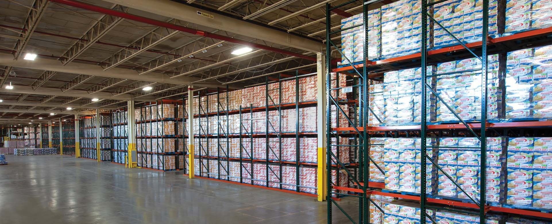 Drive-in pallet rack at Columbian Logistics Network